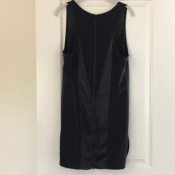 Helmut Lang Silk Black Mini Dress Size 6 - Picture 3 of 9